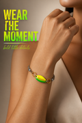swivel bracelet with fishing lure