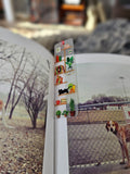 Bookshelf Bookmarks with black cats by Clay By Design