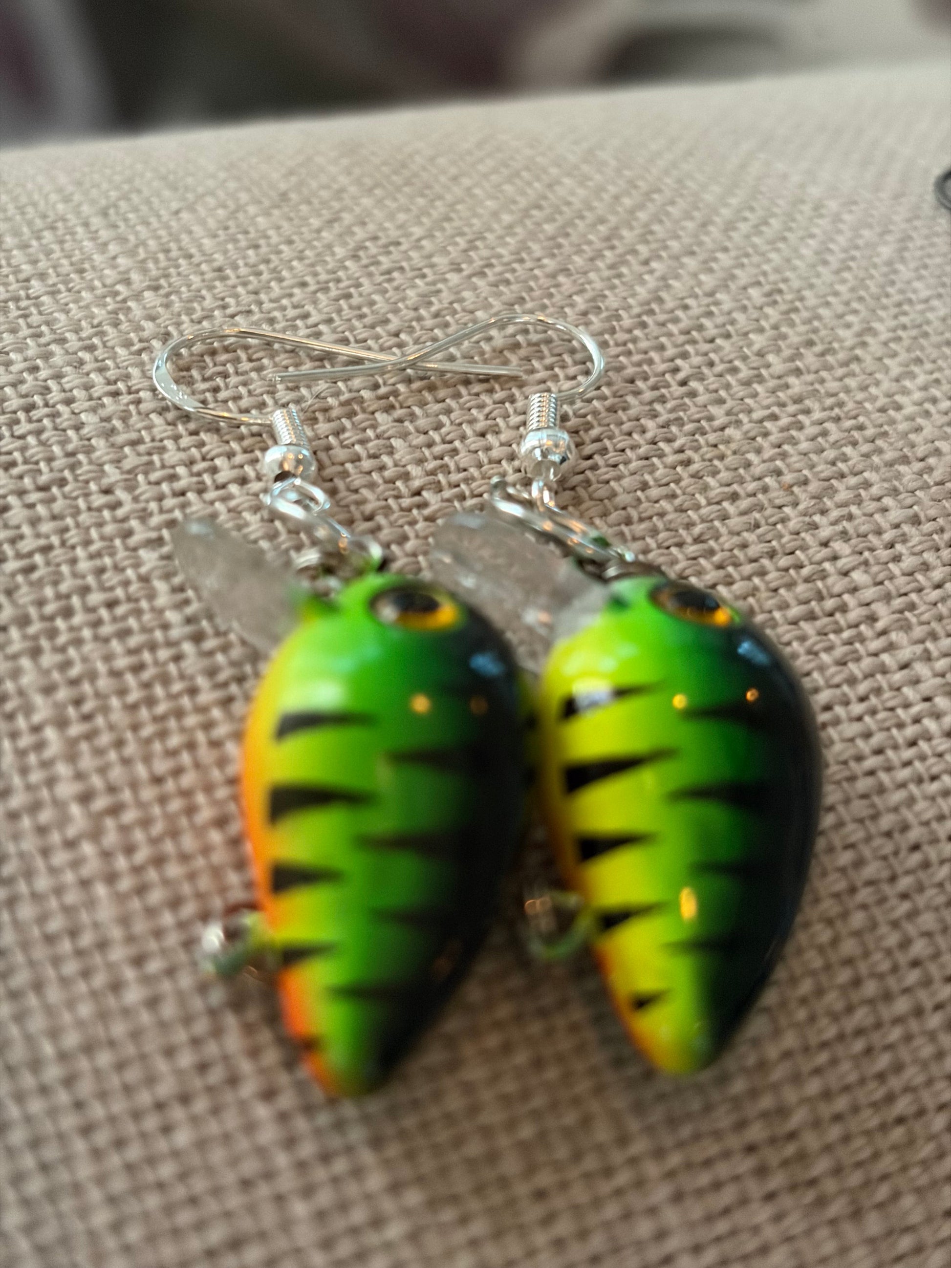 Hooked on You – Fishing Lure Earrings - Clay By Design