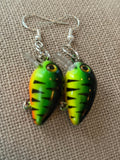 Hooked on You – Fishing Lure Earrings - Clay By Design
