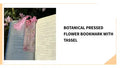 Botanical Pressed Flower Bookmark with Tassel 