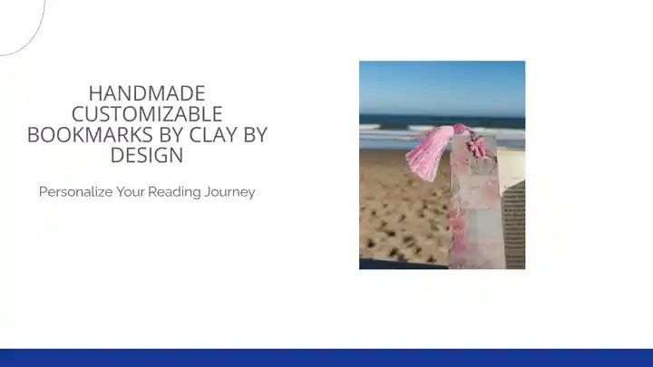 Handmade Customizable Bookmarks by Clay By Design by@Outfy