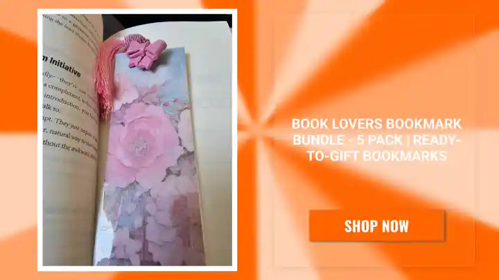 Book Lovers Bookmark Bundle - 5 Pack | Ready-to-Gift Bookmarks 