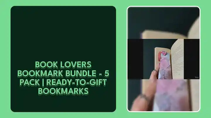 Book Lovers Bookmark Bundle - 5 Pack | Ready-to-Gift Bookmarks 
