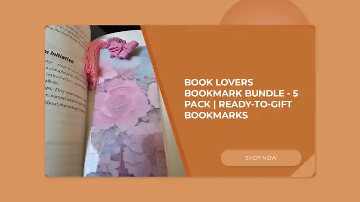 Book Lovers Bookmark Bundle - 5 Pack | Ready-to-Gift Bookmarks 