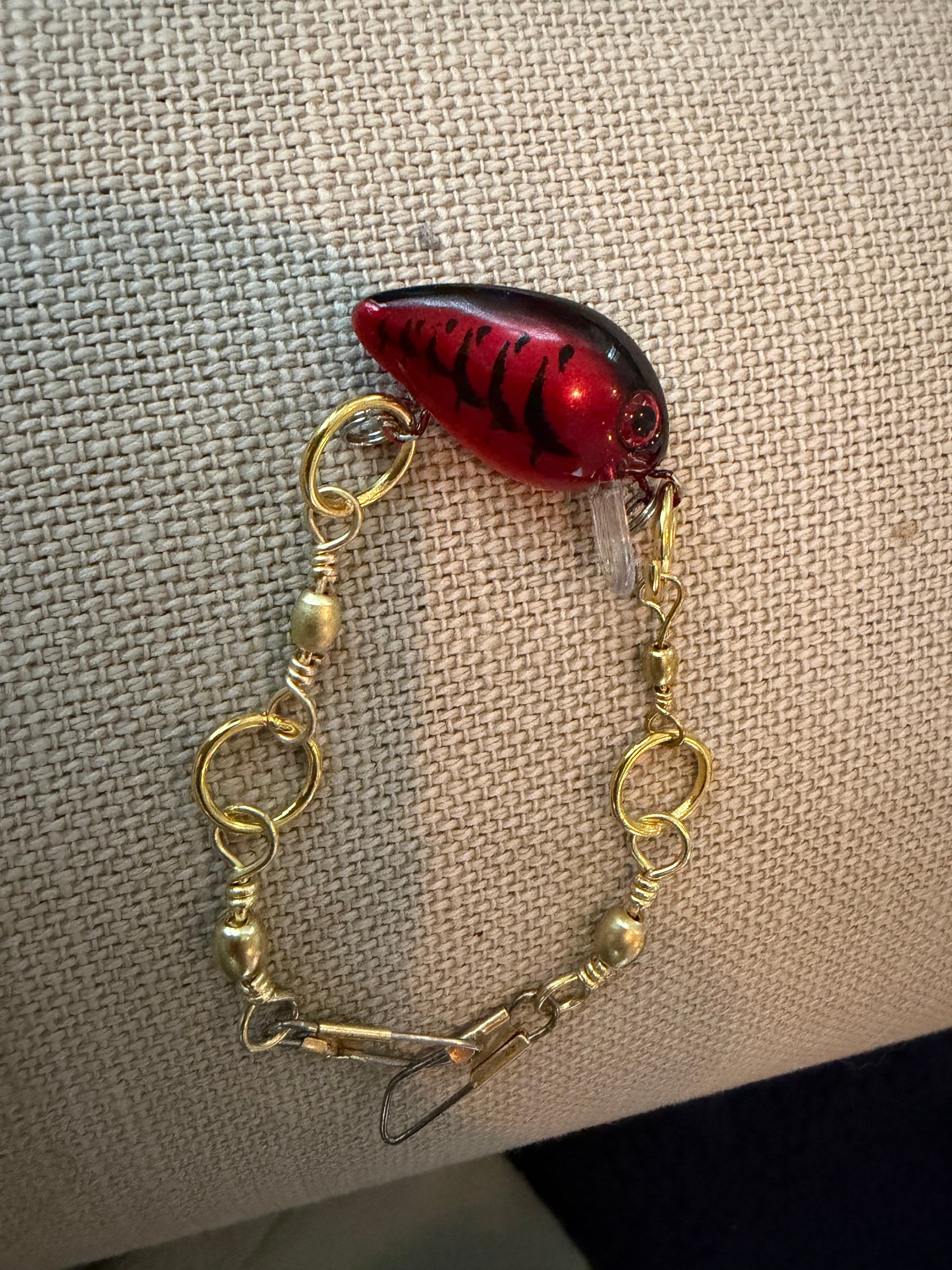 Fishing Lure Bracelet – with charm